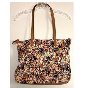 Tote Purse Autumn Floral Shoulder Bag